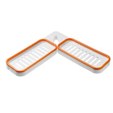 631 Wall Hanging Rotatable Soap Dish Bathroom Corner Dual Purpose Shelf Aimak Store