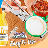 Master Opener Multifunctional Adjustable Stainless Steel Bottle Can Opener Jar  Bottle Opener Lid Gripper Manual Jar Bottle Opener Kitchen Tools Aimak Store