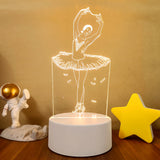 3D Light Colorful Touch Remote Control LED Visual Light 3D Small Table Lamp Aimak Store
