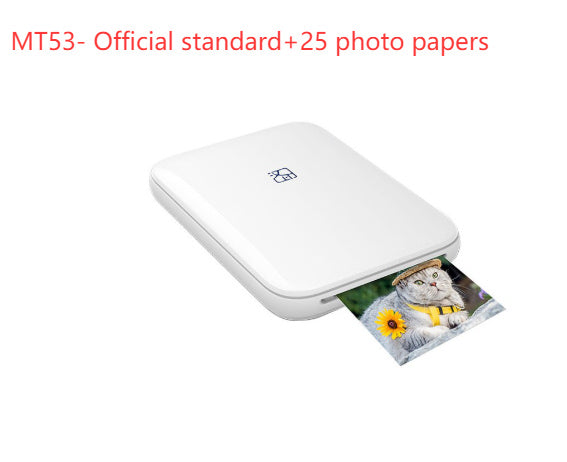 Color Photo Printer Portable Full Color Wireless Photo Printer USB Bluetooth Thermal Sublimation Printer Aimak Store