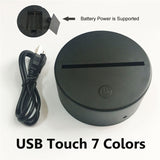 USB Night Light 3D Earth Globe Table Lamp RGB Creative Aimak Store