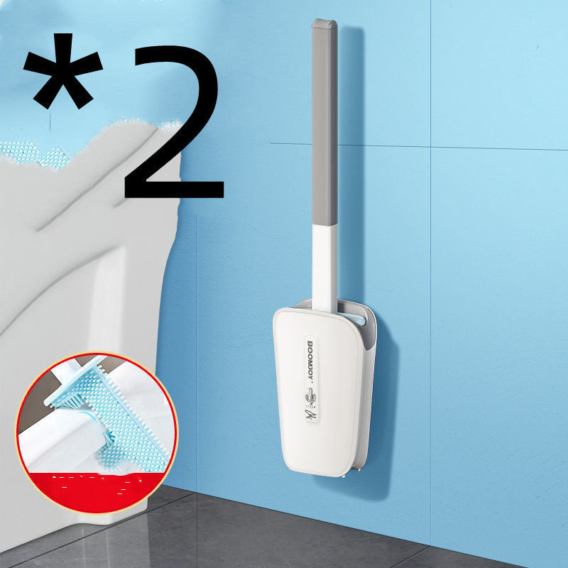 Toilet Brush Household No Dead Corner Bathroom With Bucket Wall Mounted Aimak Store