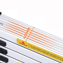 DayPlus 3.2-6.2M Telescopic Ladder with Roof Hook Kit Aluminium Portable Multi-Purpose Folding Portable Heavy Duty Extendable Aimak Store