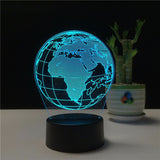 USB Night Light 3D Earth Globe Table Lamp RGB Creative Aimak Store