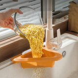 Telescopic Triangular Draining Basket Free Perforation Hanging Creative Kitchen Tools Aimak Store