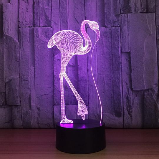 Colorful Touch Remote Control LED Visual Light Gift 3D Small Table Lamp Aimak Store