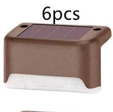 Solar outdoor courtyard lamp staircase wall lamp Aimak Store