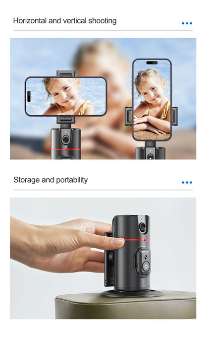Roreta NEW Axis 360 Rotation Gimbal Stabilizer Selfie Stick Foldable With Bluetooth Shutter Monopod For Smartphone IOS Android
