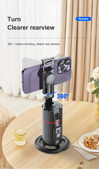 Roreta NEW Axis 360 Rotation Gimbal Stabilizer Selfie Stick Foldable With Bluetooth Shutter Monopod For Smartphone IOS Android