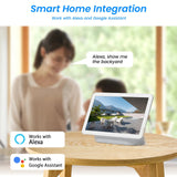 ANRAN 2K Wifi Solar Camera PIR Detect 3MP Outdoor Surveillance Solar Powered Camera Security Protection Rechargeable Battery Aimak Store