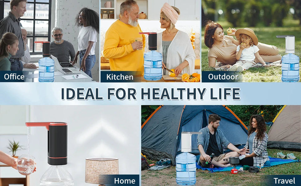 Water Bottle Pump for 5 Gallon Water Bottle Dispenser Pump Automatic Drinking Water Pump Portable Electric Water Dispenser Aimak Store