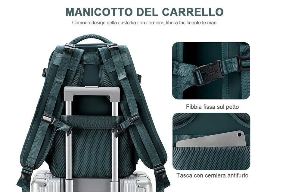 Easyjet Cabin Bag 45x36x20 Backpack, 40x20x25 Ryanair Carry-Ons, Women/Men Aeroplane Travel Backpack, Cabin Size Laptop Backpack Aimak Store