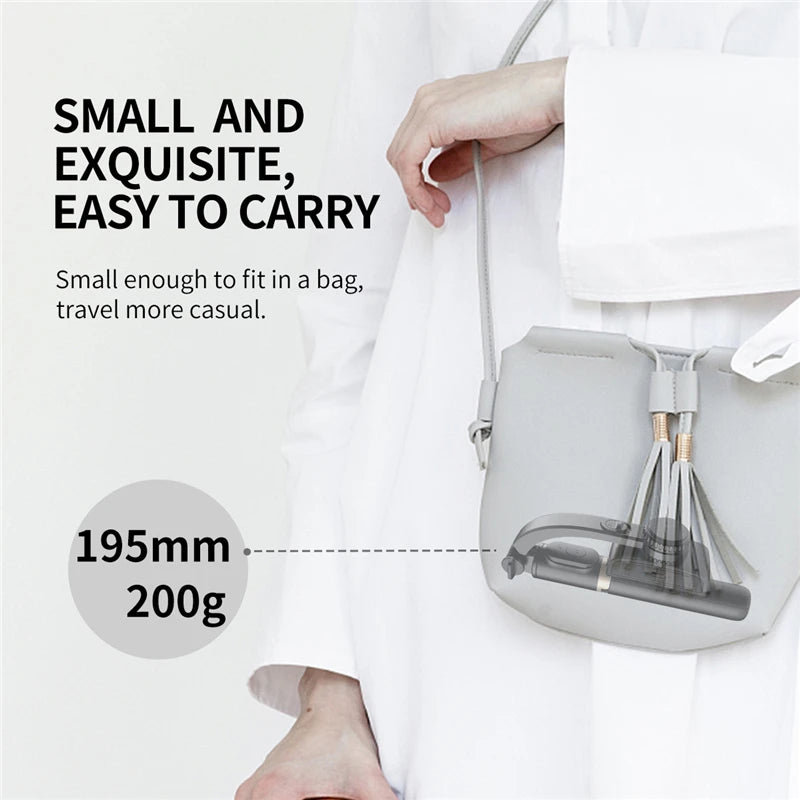 Roreta 2023 NEW Gimbal Stabilizer Selfie Stick Foldable Wireless Tripod with Bluetooth Shutter Monopod for IOS Android Aimak Store