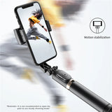 Roreta 2023 NEW Gimbal Stabilizer Selfie Stick Foldable Wireless Tripod with Bluetooth Shutter Monopod for IOS Android Aimak Store
