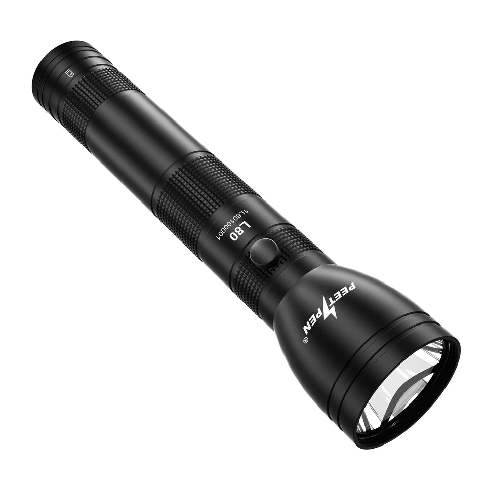 PEETPEN 1km Long Range Hand Torch Light Strong Aluminums USB Charging 18650 Rechargeable Powerful Hand Flashlight Aimak Store