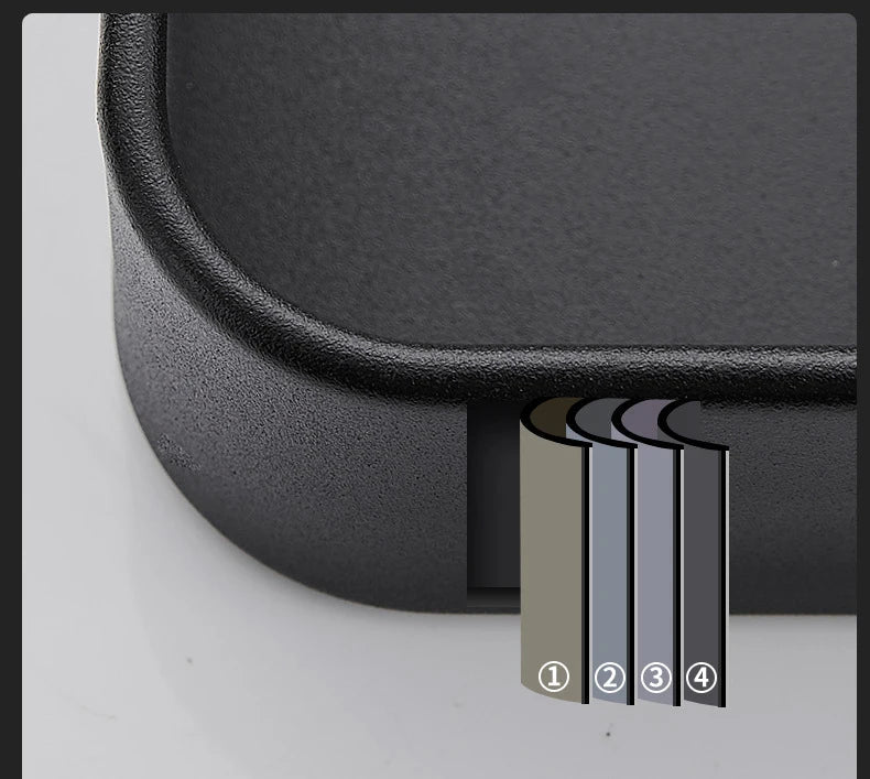 Bathroom Shelf Corner Space Aluminum Bathroom Triangle Basket Shower Room Storage Rack Wall Mounted Black/Matte/Grey Aimak Store