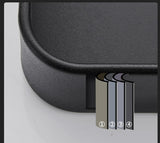 Bathroom Shelf Corner Space Aluminum Bathroom Triangle Basket Shower Room Storage Rack Wall Mounted Black/Matte/Grey Aimak Store