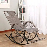 Summer Rocking Chair Recliner Rocking for Balcony Garden Leisure Relax Wicker Armchair Lazy Chair Lounge Chair Home Furniture Aimak Store
