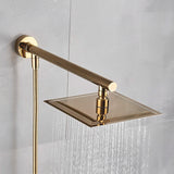 8/10/12 Inch Ultra-thin Wall Mount Rainfall Shower Head With 16inch Stainless Steel Shower Arm 150cm ABS Hose Bathroom Hardware Aimak Store