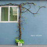 Artificial Flower Rattan Tree Vine Bougainvillea Floral Wall Plants Tree Wedding Christams Party Festival Outdoor Garden Decor Aimak Store