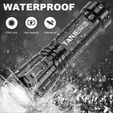 Portable LED Flashlight USB Rechargeable Pocket Flashlight Waterproof Torch with Output Power Bank Function for Camoping Hiking Aimak Store