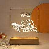 Drop Shipping Personalized Nightlight USB LED Customized Name 3D Lamp  Decoration Bedroom Toys Birthday For Baby Children Gift Aimak Store