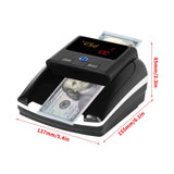 Bisofice Portable Mini Money Counter Counterfeit Bill Detector Automatic Money Detection By UV MG IR Image Paper Quality Size Aimak Store