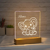 Drop Shipping Personalized Nightlight USB LED Customized Name 3D Lamp  Decoration Bedroom Toys Birthday For Baby Children Gift Aimak Store