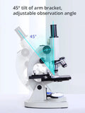 40-6000X HD Optical Biological Microscope High Magnification With Abbe condenser Middle school university Lab Teaching Microsco Aimak Store