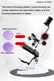40-6000X HD Optical Biological Microscope High Magnification With Abbe condenser Middle school university Lab Teaching Microsco Aimak Store