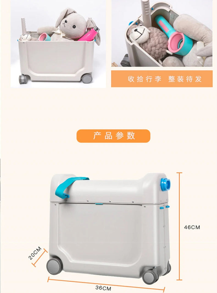 Multifunction Super Can Ride Sleep Reclining Removable Child Travel Artifact Rolling Luggage Spinner Brand Travel Suitcase Aimak Store