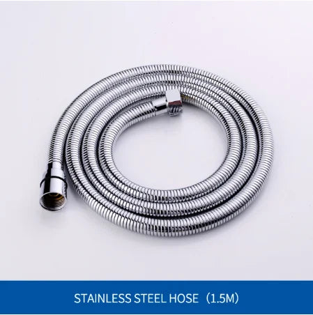 High Quality Bathroom Square ABS in Chrome Bathroom High Pressure Hand Shower Set With Shower & Hose Bathroom Accessories Aimak Store