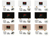110-220AC Instant ElectricTankless Water Heater Hot Instantaneous Water Heater System for Kitchen Bathroom with remote control Aimak Store