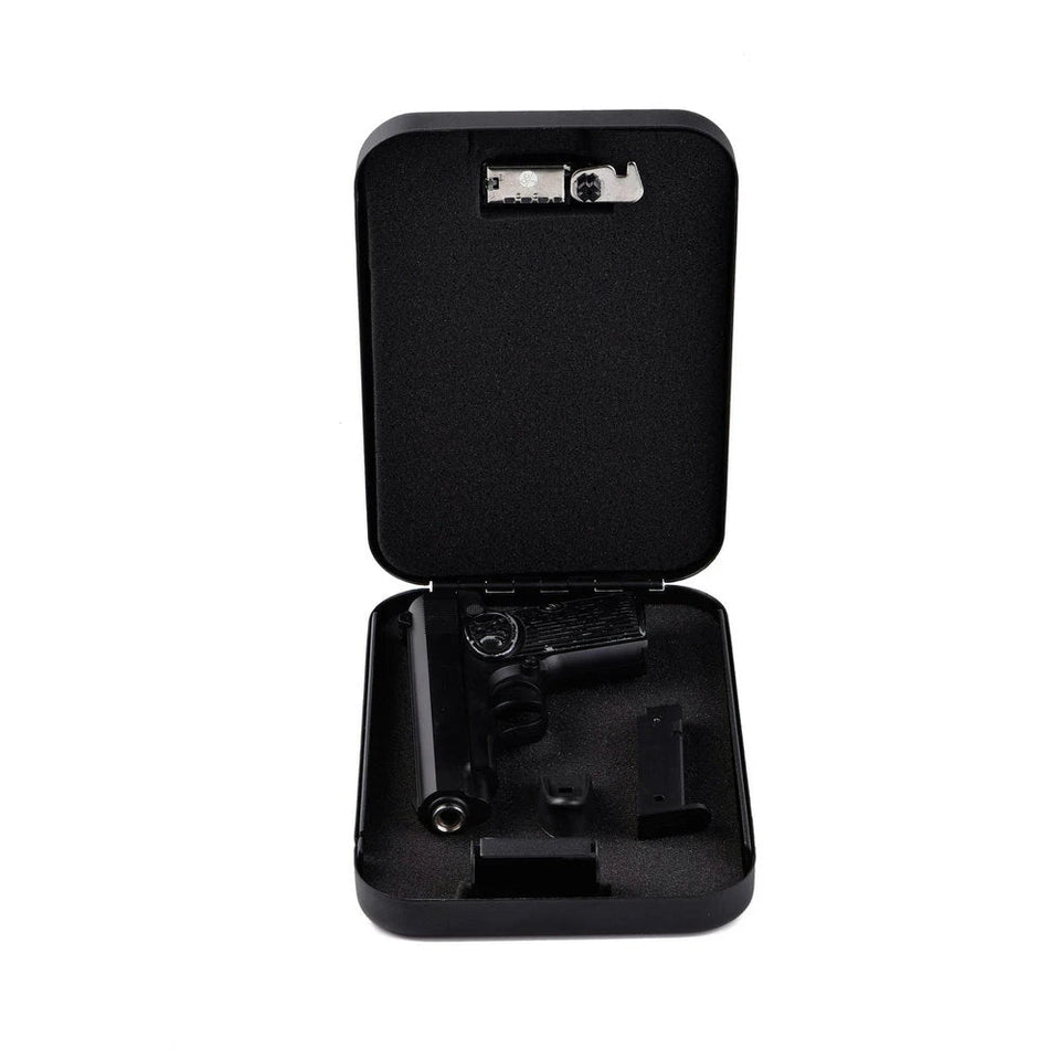 Dialing Wheel Password Gun Safes Weapon Case Pistol Safe Valuables Money Jewelry Storage Box Gunbox Security Pistol Strongbox Aimak Store