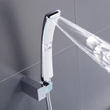 High Quality Bathroom Square ABS in Chrome Bathroom High Pressure Hand Shower Set With Shower & Hose Bathroom Accessories Aimak Store
