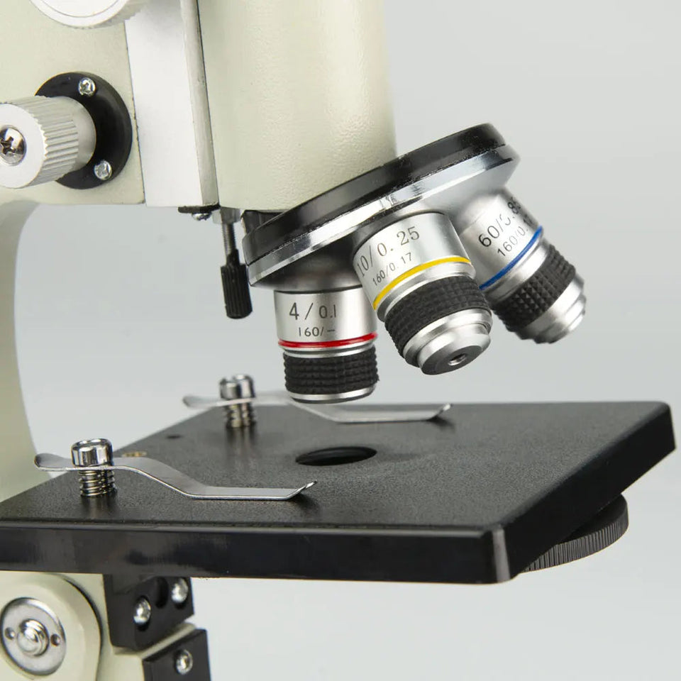 40-6000X HD Optical Biological Microscope High Magnification With Abbe condenser Middle school university Lab Teaching Microsco Aimak Store