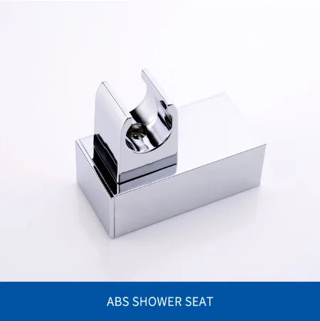 High Quality Bathroom Square ABS in Chrome Bathroom High Pressure Hand Shower Set With Shower & Hose Bathroom Accessories Aimak Store