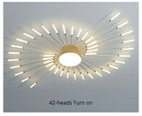 QIYIMEI Modern Ceiling Lights LED Luster Indoor Lighting For Bedroom Hall Living Kids Room Acrylic Lamps Fixture Frame 175-260V Aimak Store