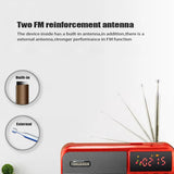 C 803 Portable Bluetooth Speaker FM Radio Receiver USB TF MP3 Player With LED Flashlight Support 2 Rechargeable 18650 Battery Aimak Store