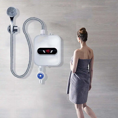 Heater for home Electric Tankless 3500W Mini Instant Hot Water Heater Kitchen Faucet Tap Heating 3 Seconds Instant Heating