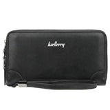 New Men Wallets Large Capacity Cell Phone Pocket Double Zipper Clutch Bag Passcard  Male Business Purse Aimak Store