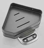 Bathroom Shelf Corner Space Aluminum Bathroom Triangle Basket Shower Room Storage Rack Wall Mounted Black/Matte/Grey Aimak Store