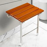 Wall Mounted Solid Wood Folding Stool Bathroom And Shower Chair Porch Shoe Changing Stool Relaxation Bathroom Folding Chair Aimak Store