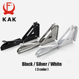 KAK 2pcs Folding Shelf Bracket Heavy Duty Stainless Steel Collapsible Shelf Bracket Hardware for Table Work RV Car Saving Space Aimak Store