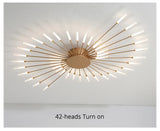 QIYIMEI Modern Ceiling Lights LED Luster Indoor Lighting For Bedroom Hall Living Kids Room Acrylic Lamps Fixture Frame 175-260V Aimak Store