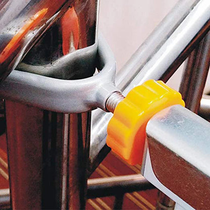 Safety Sturdy Gate Bar Orange Y-shaped Top Bolt Accessories Staircase Fix Fence For Baby And Pet Safety Household Secure Install