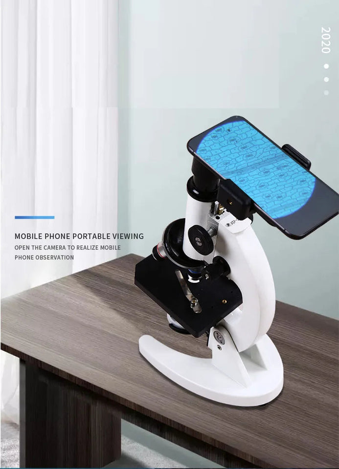 40-6000X HD Optical Biological Microscope High Magnification With Abbe condenser Middle school university Lab Teaching Microsco Aimak Store