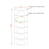 2-8 Layers Drying Net For Herbs Fish Hanging Basket Folding Dry Rack Herb Vegetable Dryer Bag Mesh Flowers Buds Plants Organizer Aimak Store