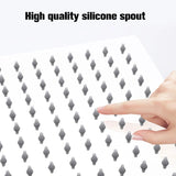 8/10/12 Inch Ultra-thin Wall Mount Rainfall Shower Head With 16inch Stainless Steel Shower Arm 150cm ABS Hose Bathroom Hardware Aimak Store