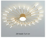 QIYIMEI Modern Ceiling Lights LED Luster Indoor Lighting For Bedroom Hall Living Kids Room Acrylic Lamps Fixture Frame 175-260V Aimak Store